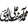 محمد آصف علی اویسی — شخصی نام خطاطی