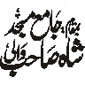 میاں جاں محمد شاہ صاحب ولی