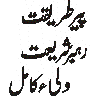 پیر طریقت رہبر شریعت ولی کامل