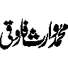 محمد طارق فاروقی — شخصی نام کی خطاطی