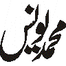 محمد امین — شخصی نام کی خطاطی