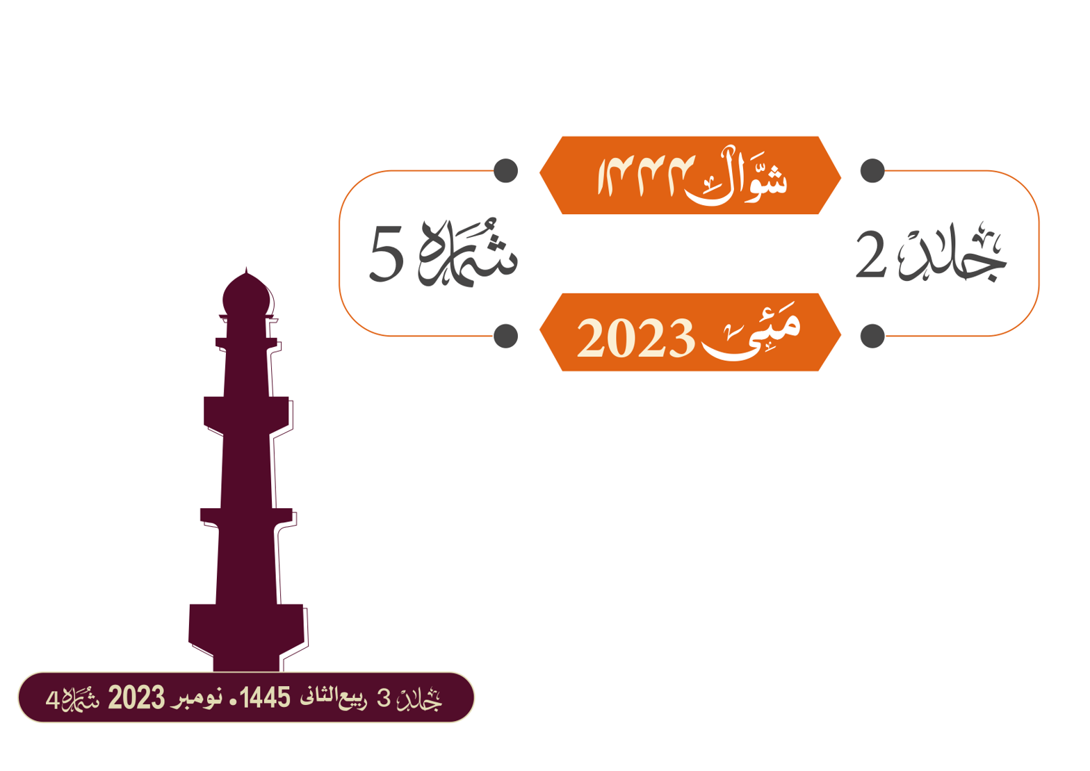 میگزین یا رسالہ ٹائٹل — شوال ۱۴۴۴ / مئی ۲۰۲۳